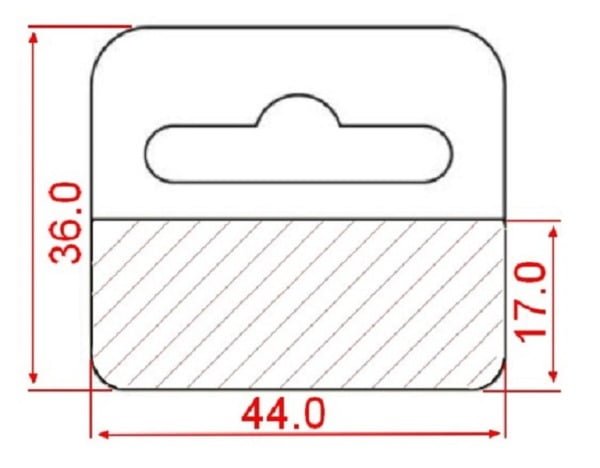 Euro Medium - Dimensions