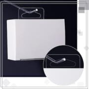 clear plastic hang tabs