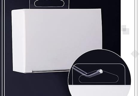 clear plastic hang tabs